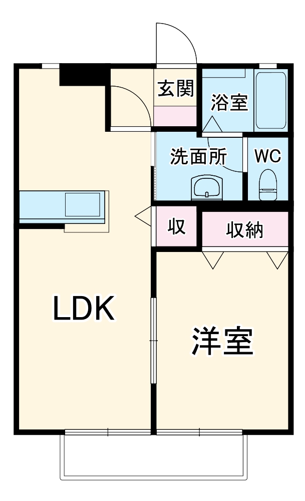 グランソレイユの間取り