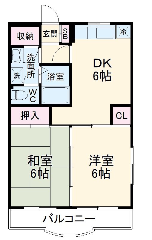 ポポラーレ壱番館の間取り