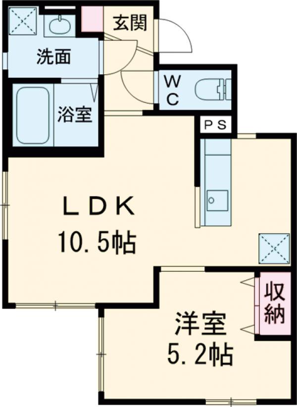 (仮称)杉並区阿佐谷北 新築マンションの間取り