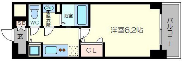 プレサンス京都四条烏丸響の間取り