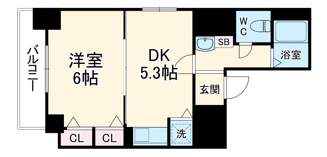 エステムコート京都烏丸の間取り