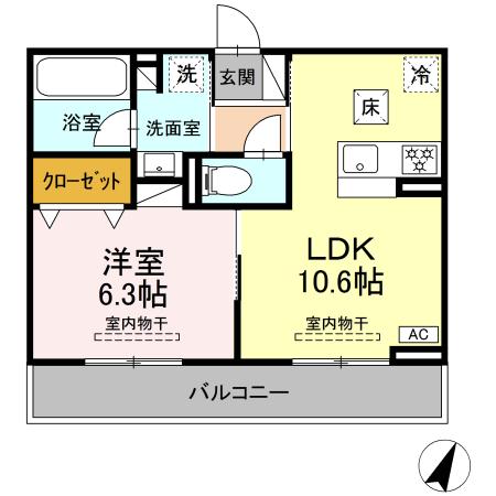 ビラフランカの間取り
