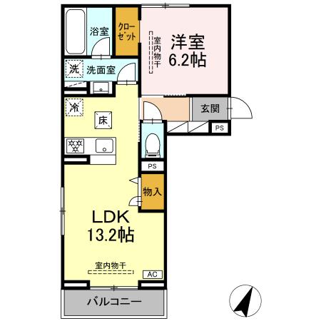 ビラフランカの間取り