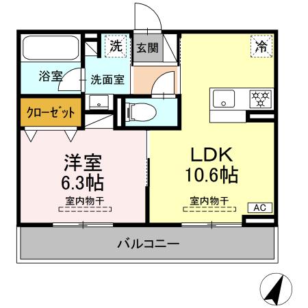 ビラフランカの間取り