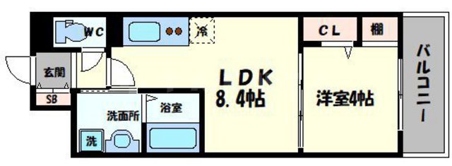 幸court tsukamotoの間取り