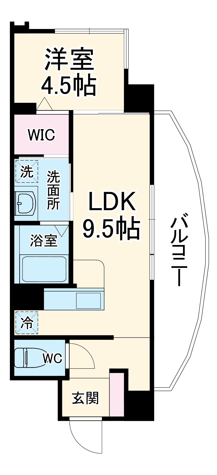 幸court tsukamotoの間取り