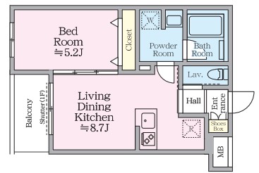 アイルグランデ赤羽の間取り