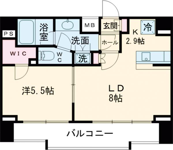 AXAS桜台Sta.の間取り