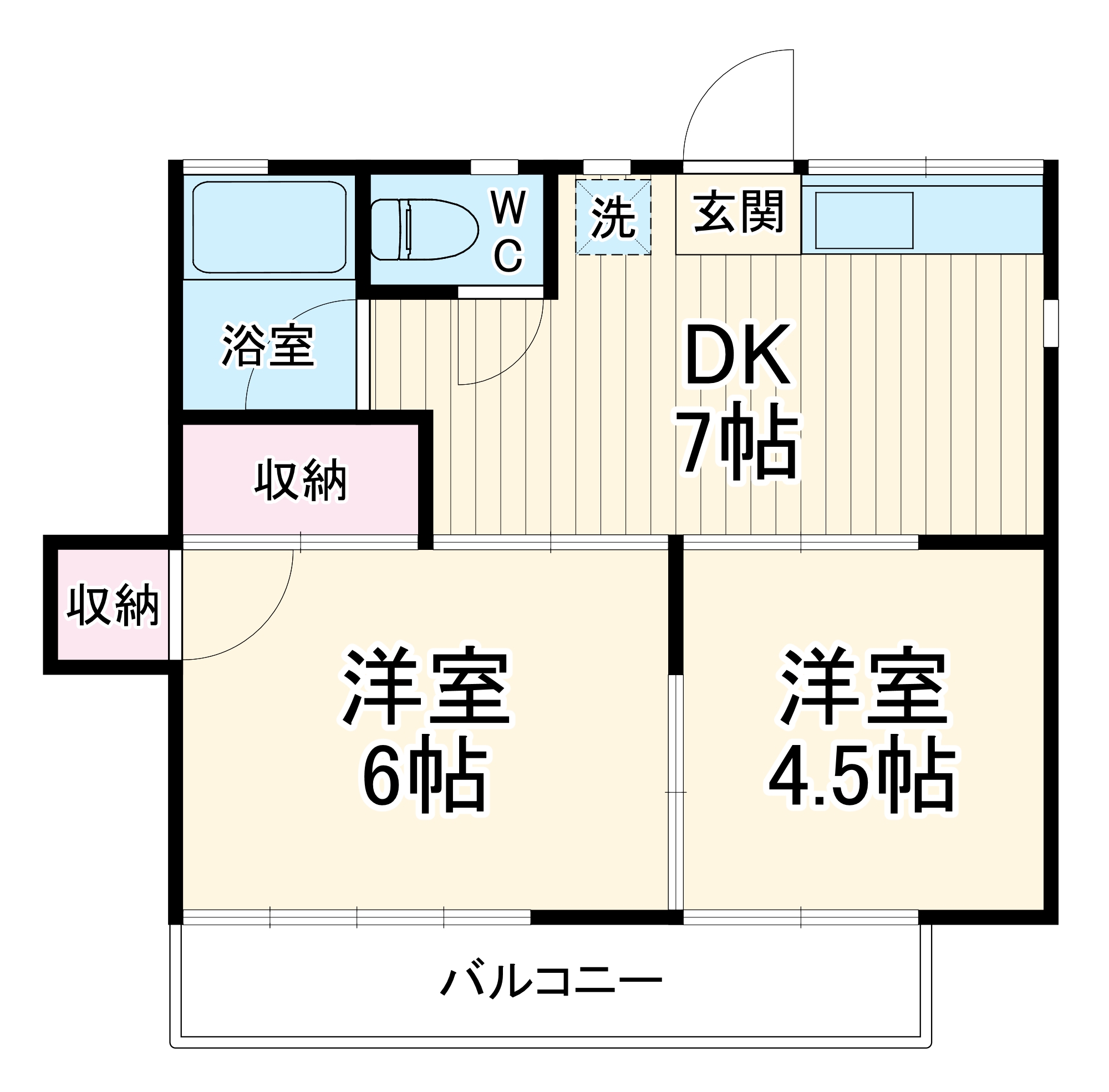 シャルムの間取り