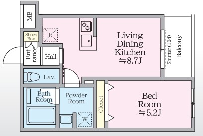 アイルグランデ赤羽の間取り