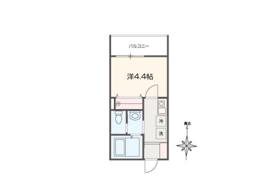 MELDIA新秋津の間取り