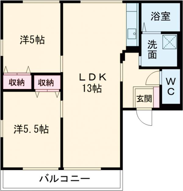 アネシス韮塚の間取り
