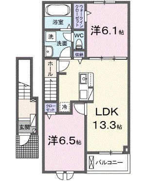 ライラックの間取り