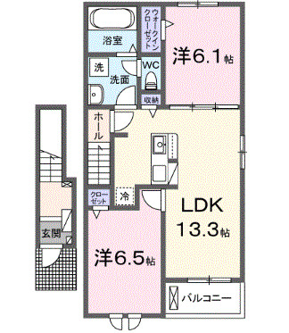 ライラックの間取り