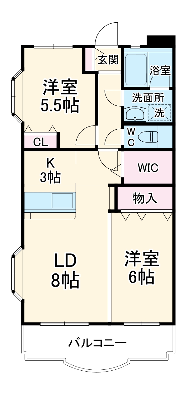 パインクレスト竹内の間取り