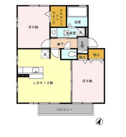 アネシス Ⅱの間取り