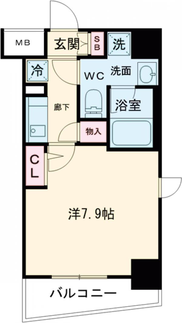 ティモーネ押上トゥーレの間取り