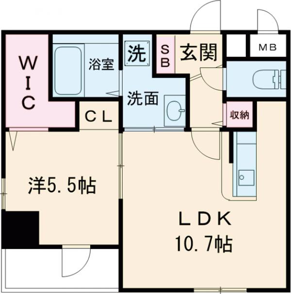 AP L-tage西新の間取り