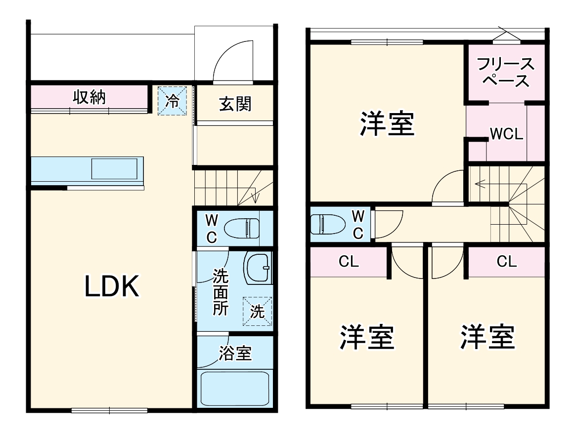 コロニーKの間取り