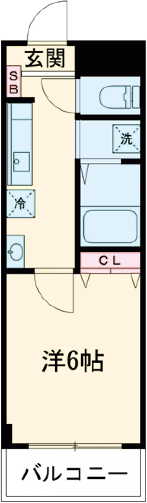 メゾン江古田・102号室の間取り