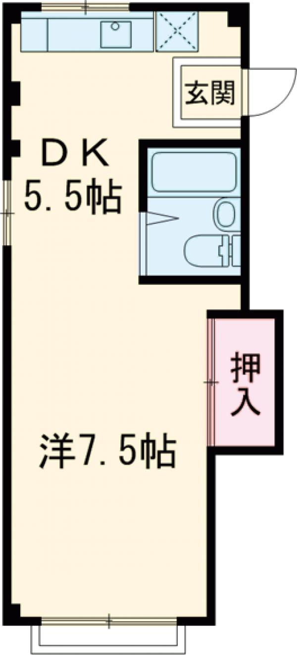 コーポサンノーブルの間取り