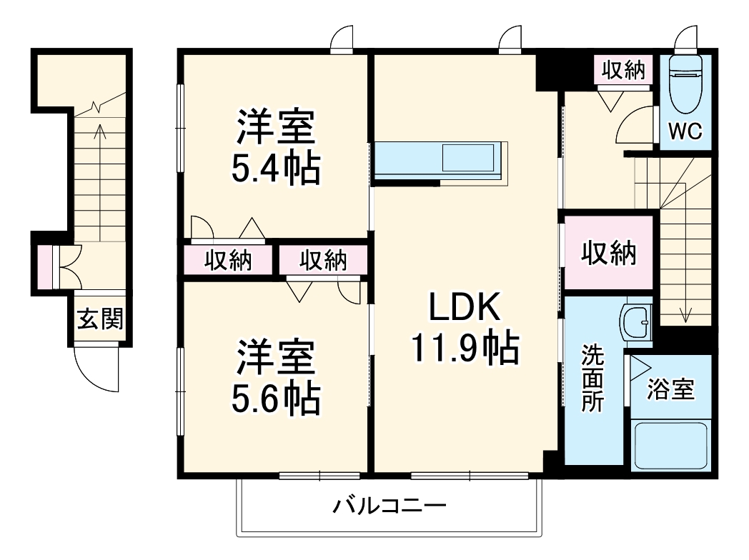 アルフラットⅠの間取り