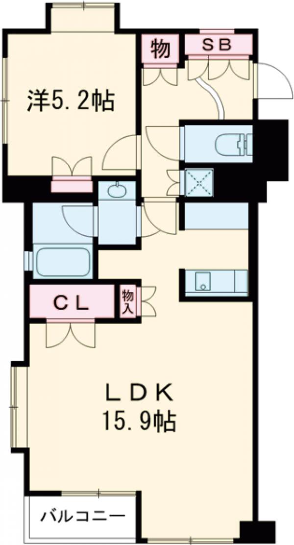 ジェイパーク武蔵小山弐番館の間取り