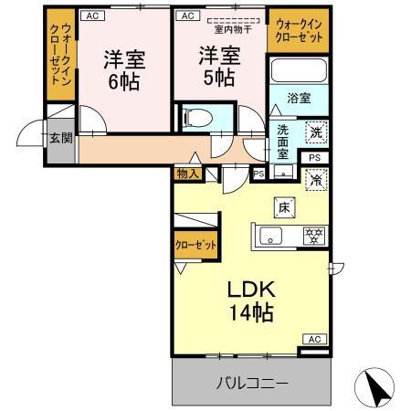 レジデンス大府駅サウスの間取り