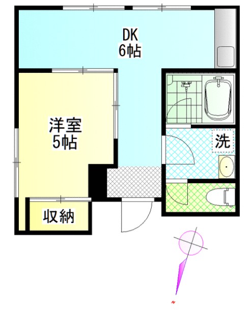 リバーサイドビル下井草の間取り