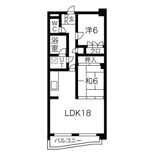 リーベンイセヤマの間取り