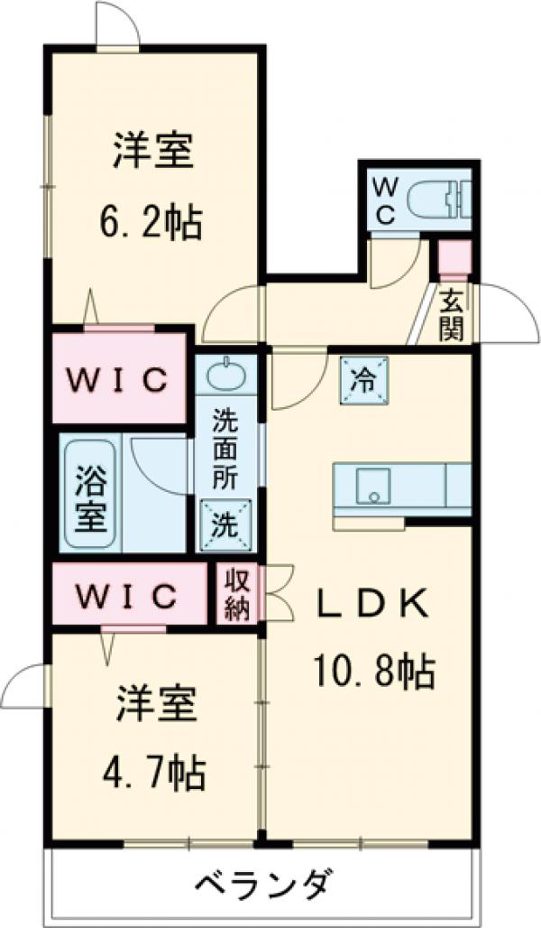 CREST OIZUMI の間取り