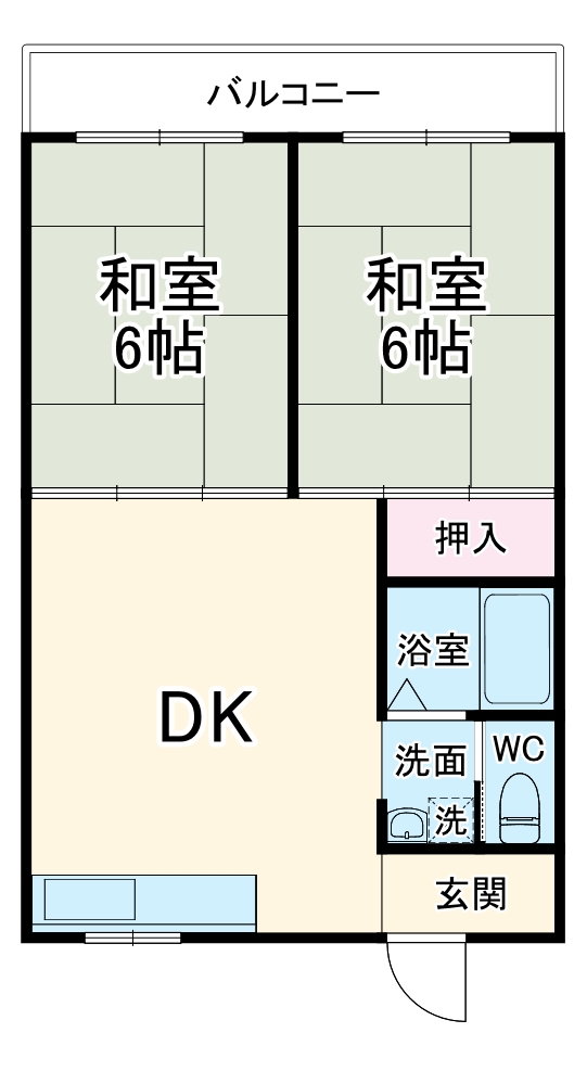 フェステ鳴海の間取り
