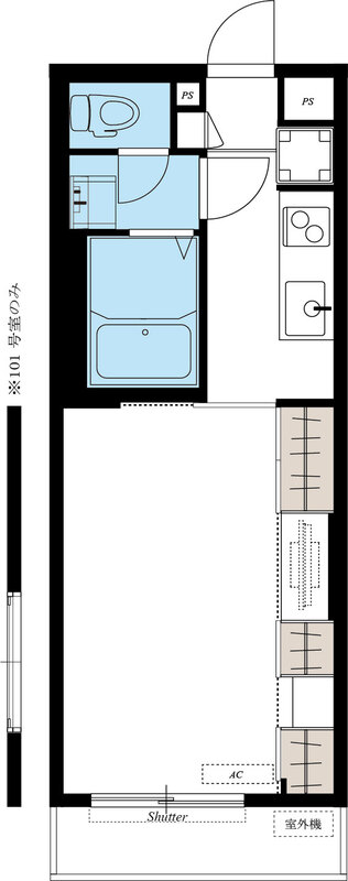 リブリ・桂の間取り