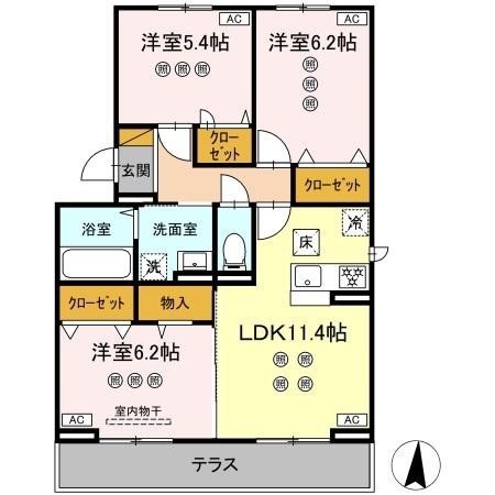サリサ.Jの間取り