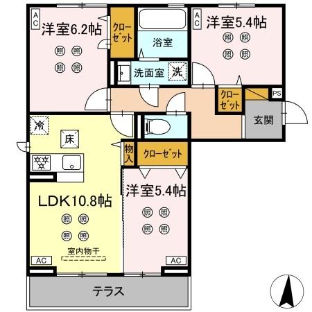 サリサ.kの間取り