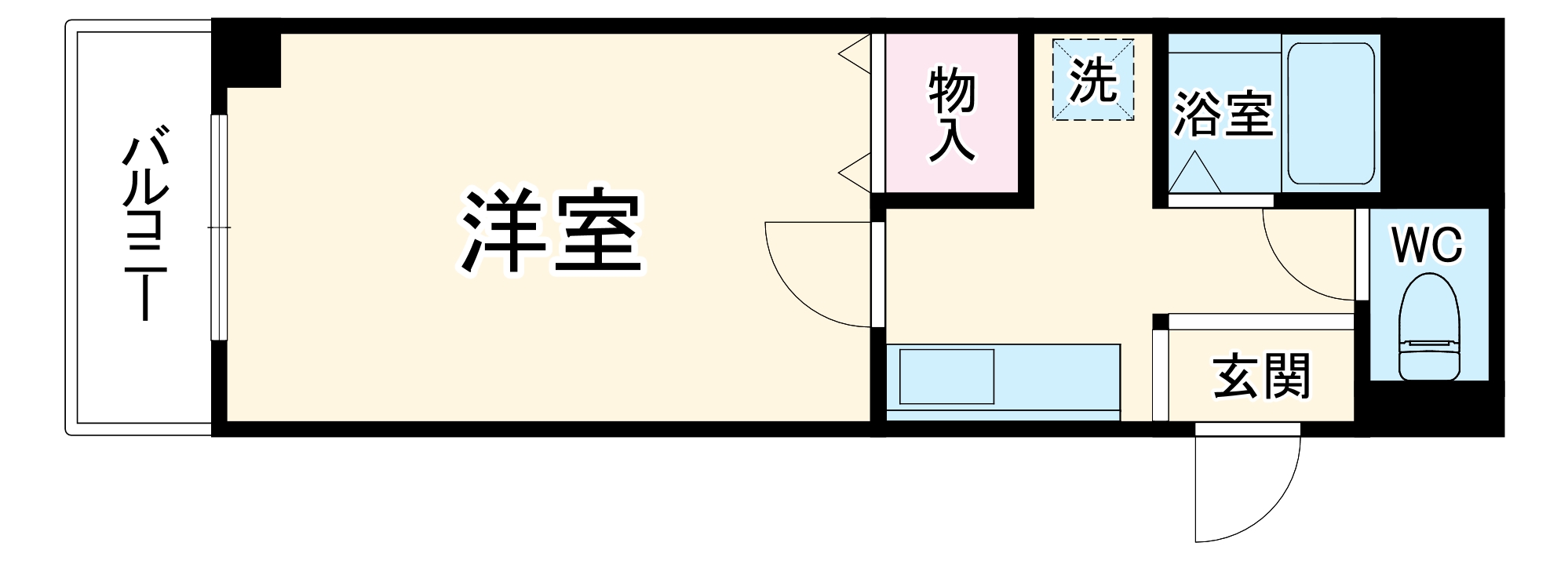 ピエタテール梅田西の間取り