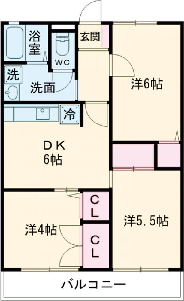 パレス扇の間取り