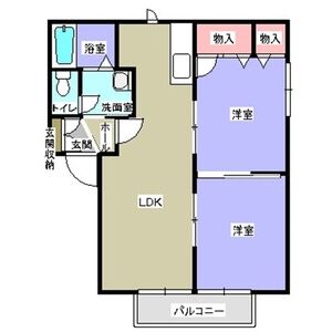 パークハイツサイドウエノBの間取り