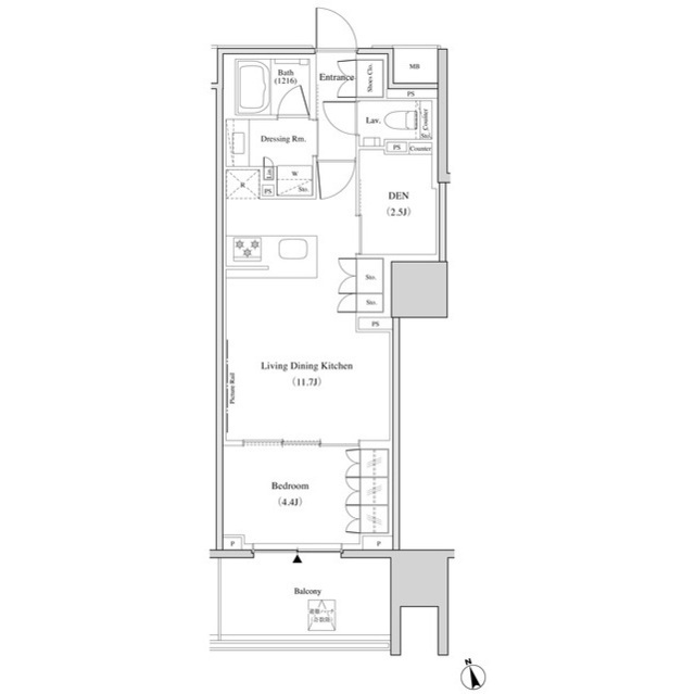 ザ・パークハビオ北千住の間取り