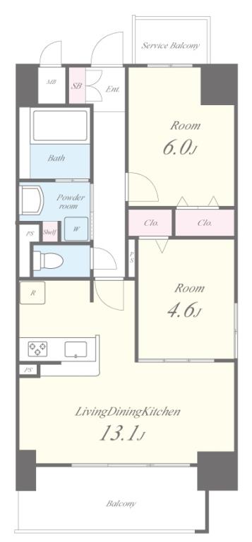 エターナ千里丘の間取り