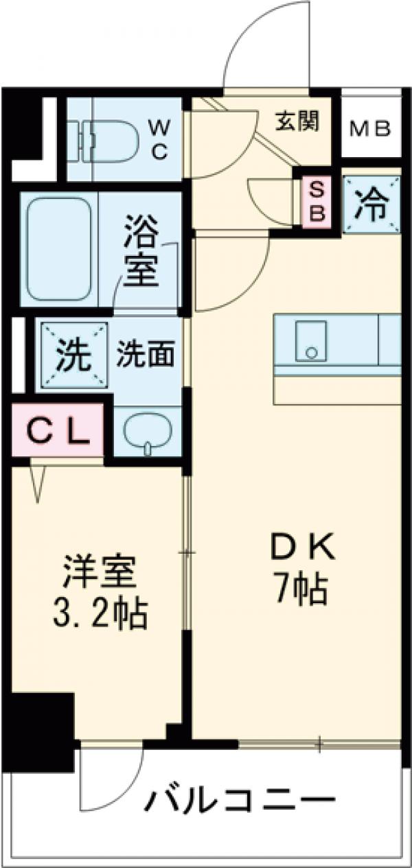 SHOKEN Residence西馬込の間取り