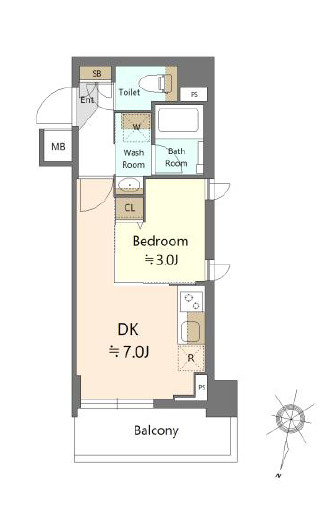 SHOKEN Residence西馬込の間取り
