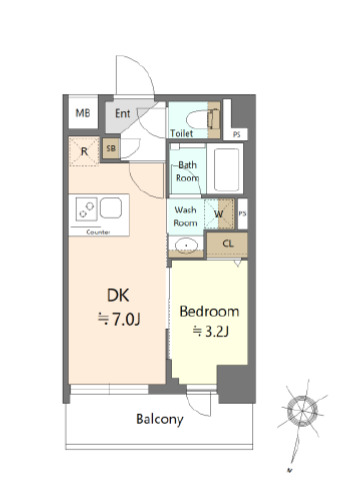 SHOKEN Residence西馬込の間取り