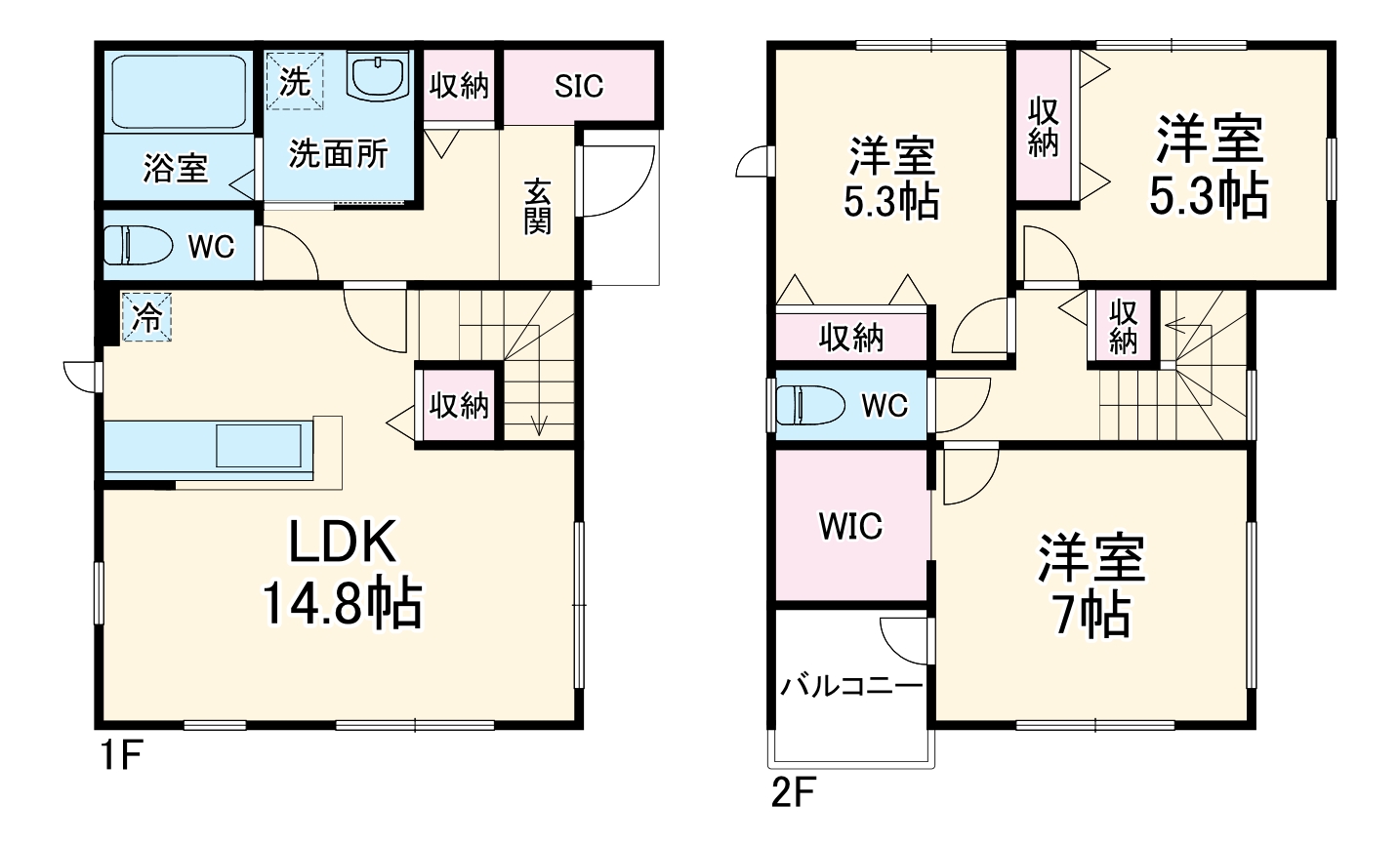 Komorebia Ⅰの間取り