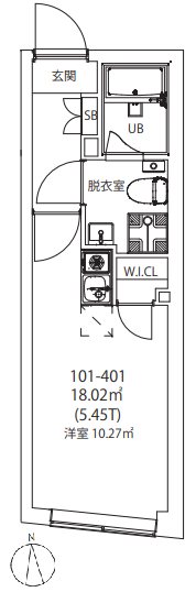 CITY WALK王子の間取り
