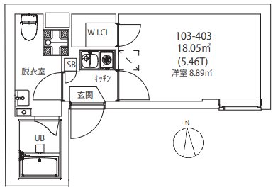 CITY WALK王子の間取り