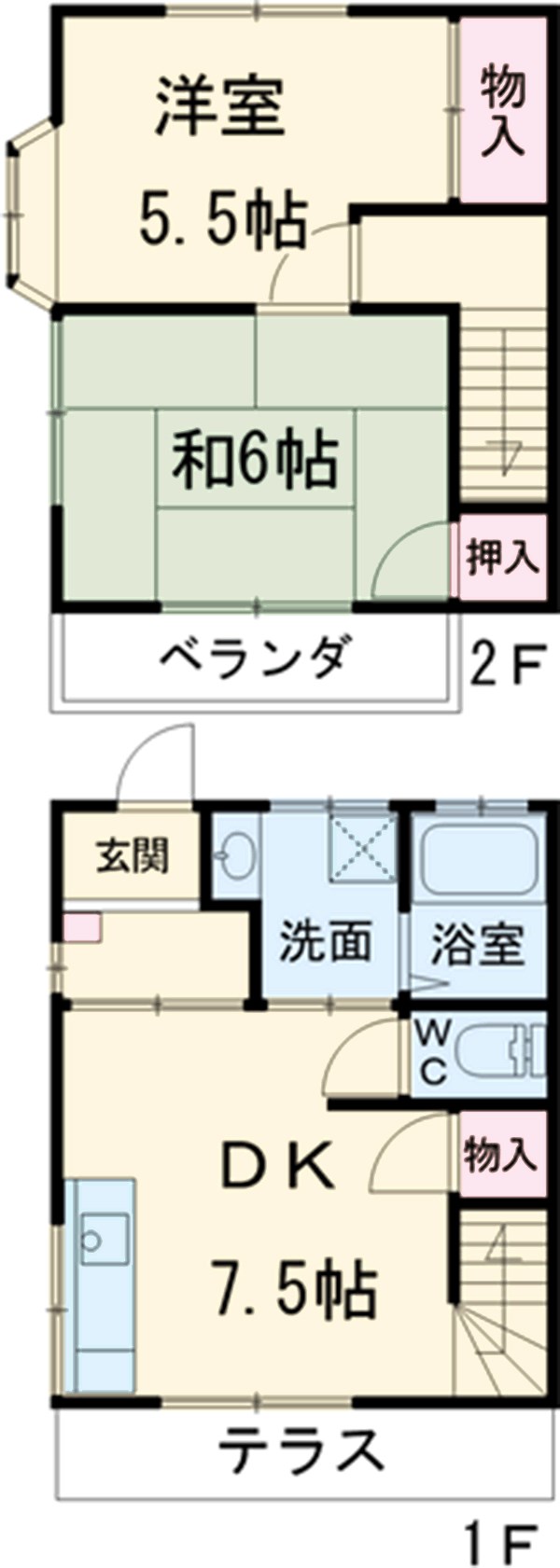 ハイツナゴヤの間取り