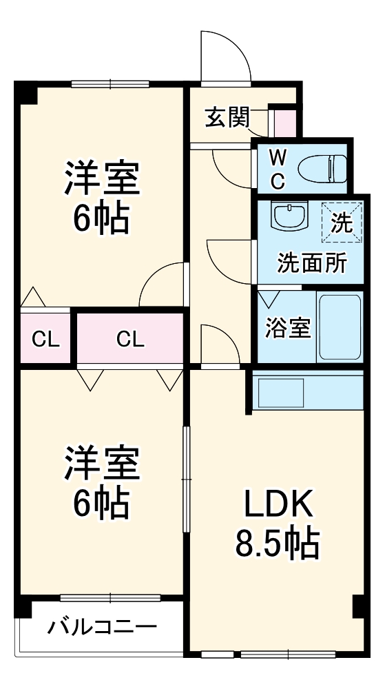 レナジア三郷の間取り