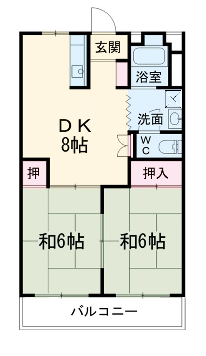 メゾンエビハラの間取り