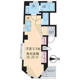 トワ ヴェール上野の間取り